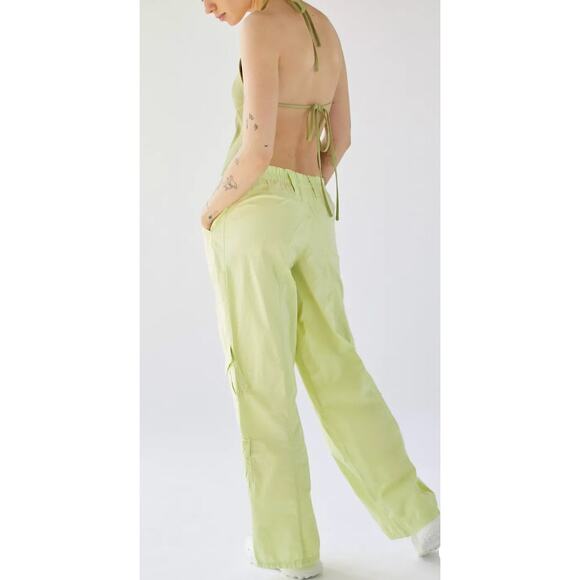 BDG Size XS Yellow Y2k low rise Cargo Pants - Picture 2 of 7